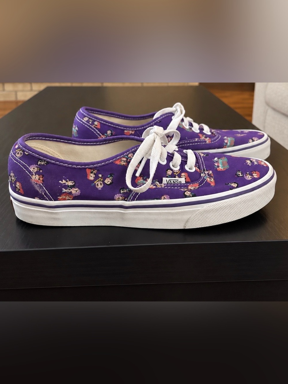 Vans x KPop Demon Hunters HUNTR/X Purple Authentic Shoes Juniors 5.5